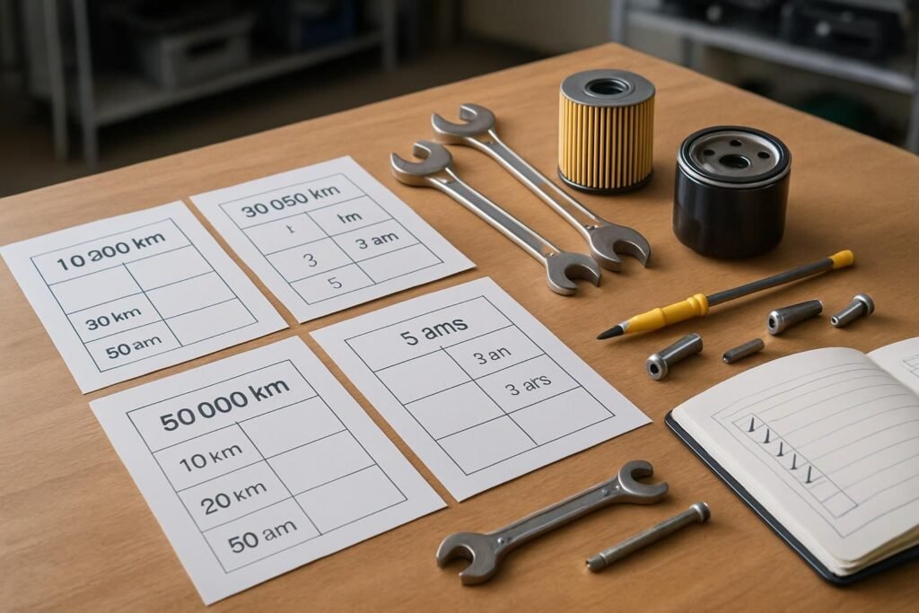 découvrez notre checklist complète d'entretien voiture basée sur le kilométrage et l'année pour assurer une maintenance optimale et prolonger la durée de vie de votre véhicule.