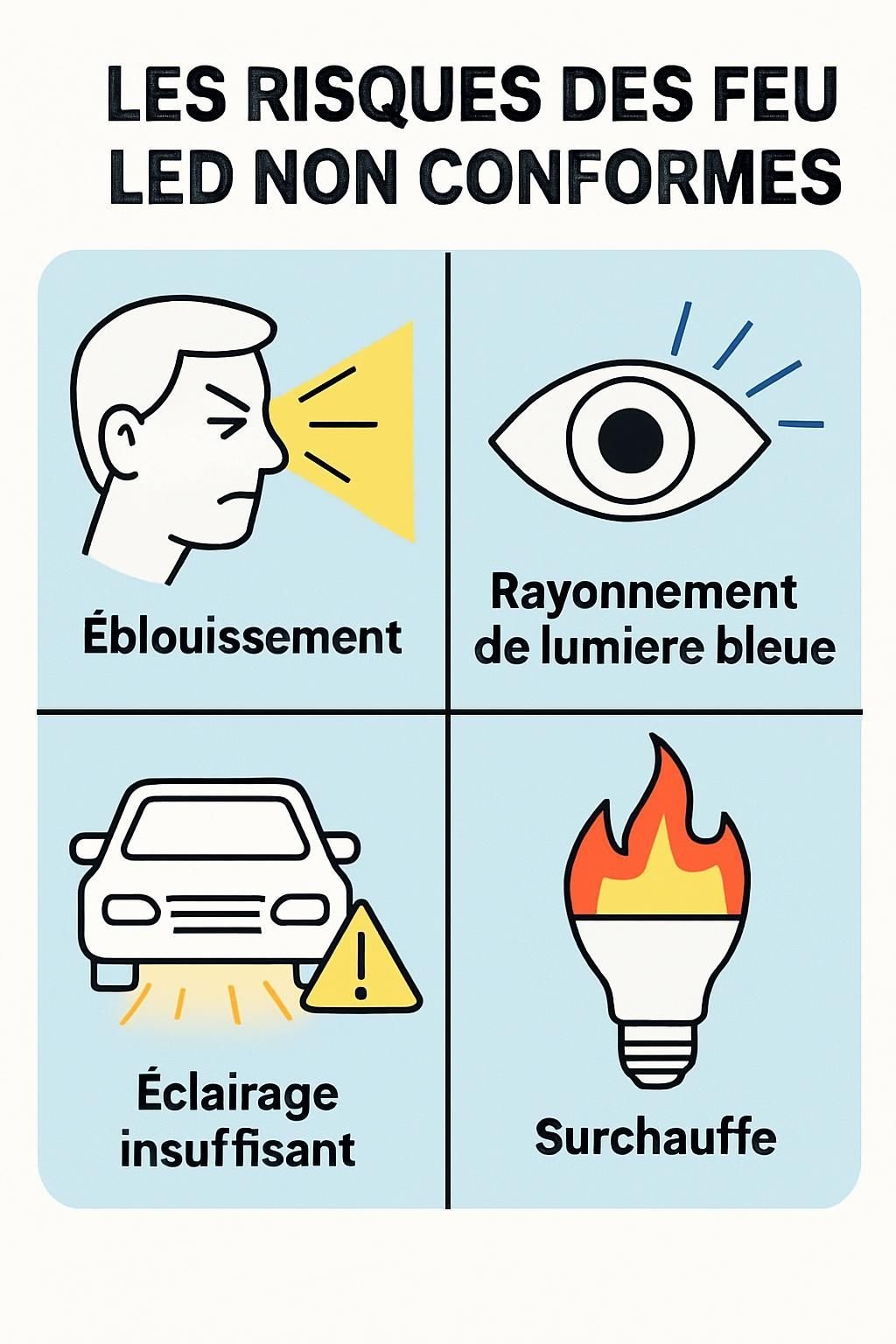 découvrez les règles légales et les interdictions concernant l'utilisation des led pour voitures en 2026 afin de garantir votre sécurité et respecter la réglementation en vigueur.