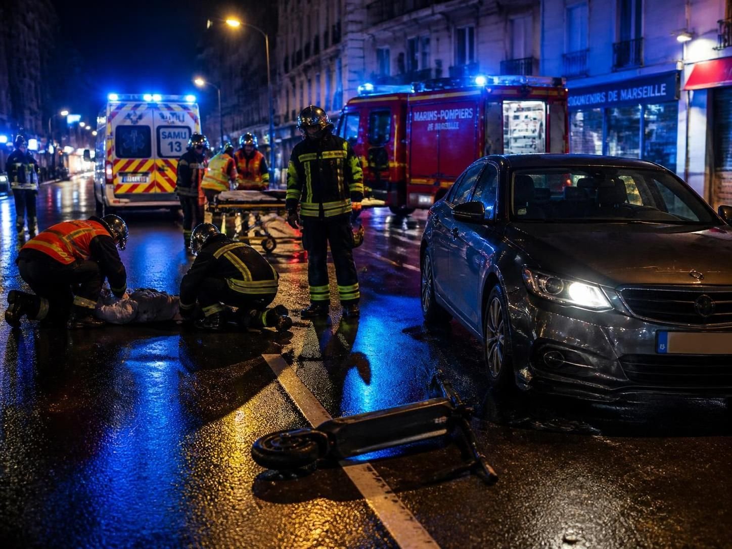 un accident grave impliquant une voiture et une trottinette dans le maine a causé des blessures sérieuses à une personne. découvrez les détails de cet incident préoccupant.